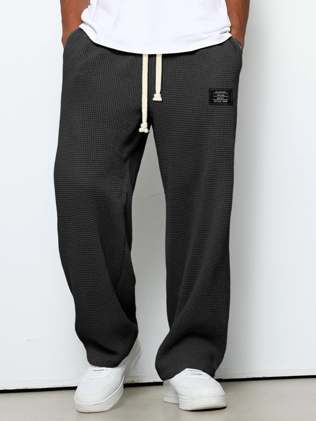 Lorenzo | Pantalón Amplio Textura Panal